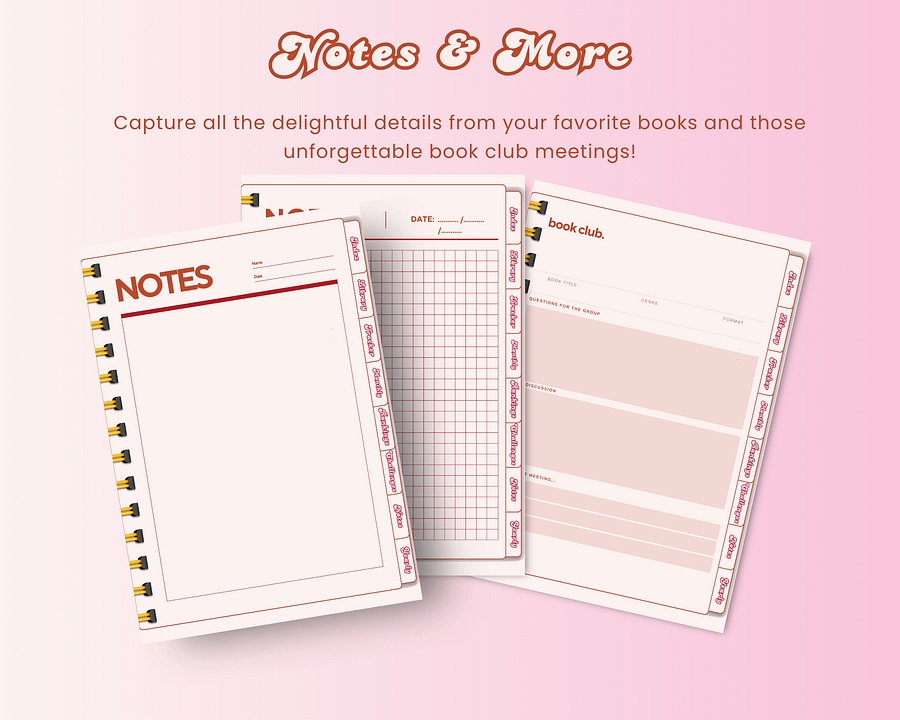Bookish Baddies Reading Journal product image (9)