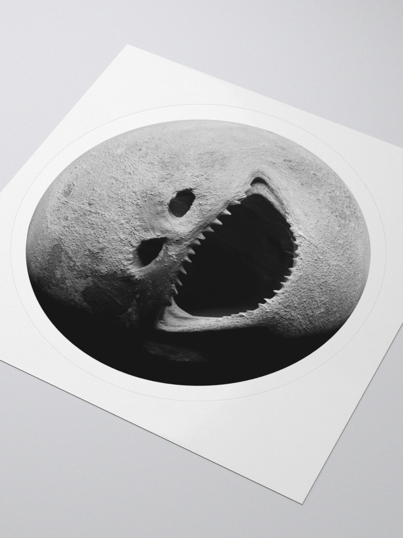The Moon Woke Up Sticker product image (8)