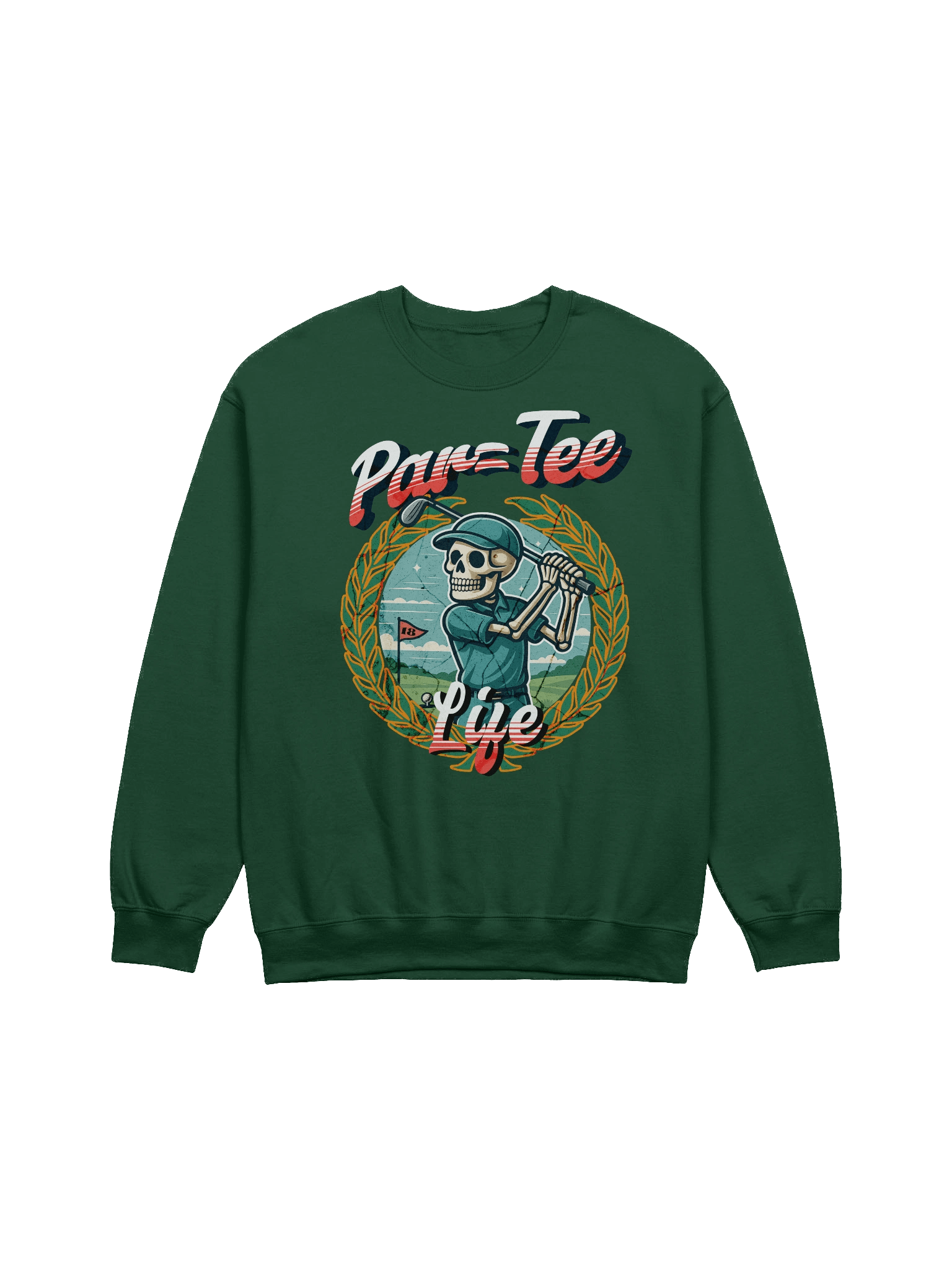 Par Tee Life Golfing Skeleton Sweatshirt product image (7)