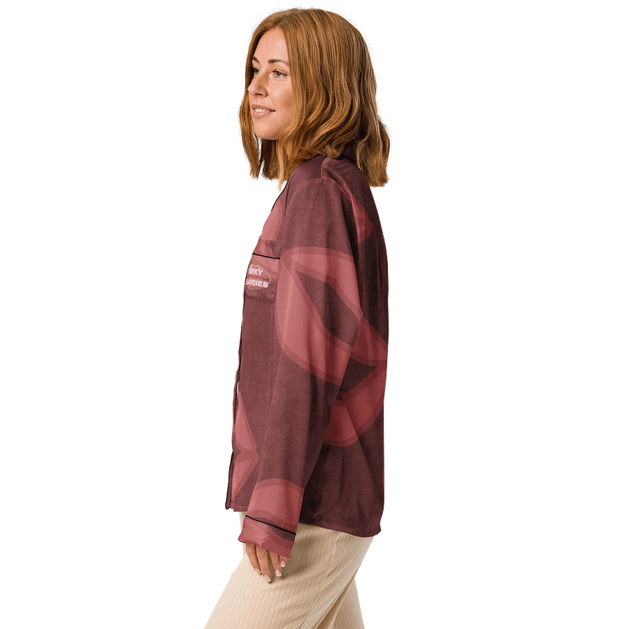 Glossy SexyBaddies Lips Women's Pajama Top product image (5)