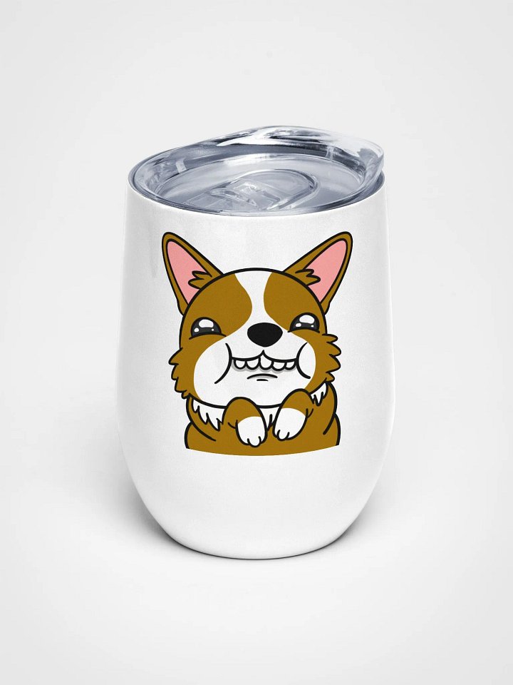 Happy Corgi Wine Tumbler product image (1)