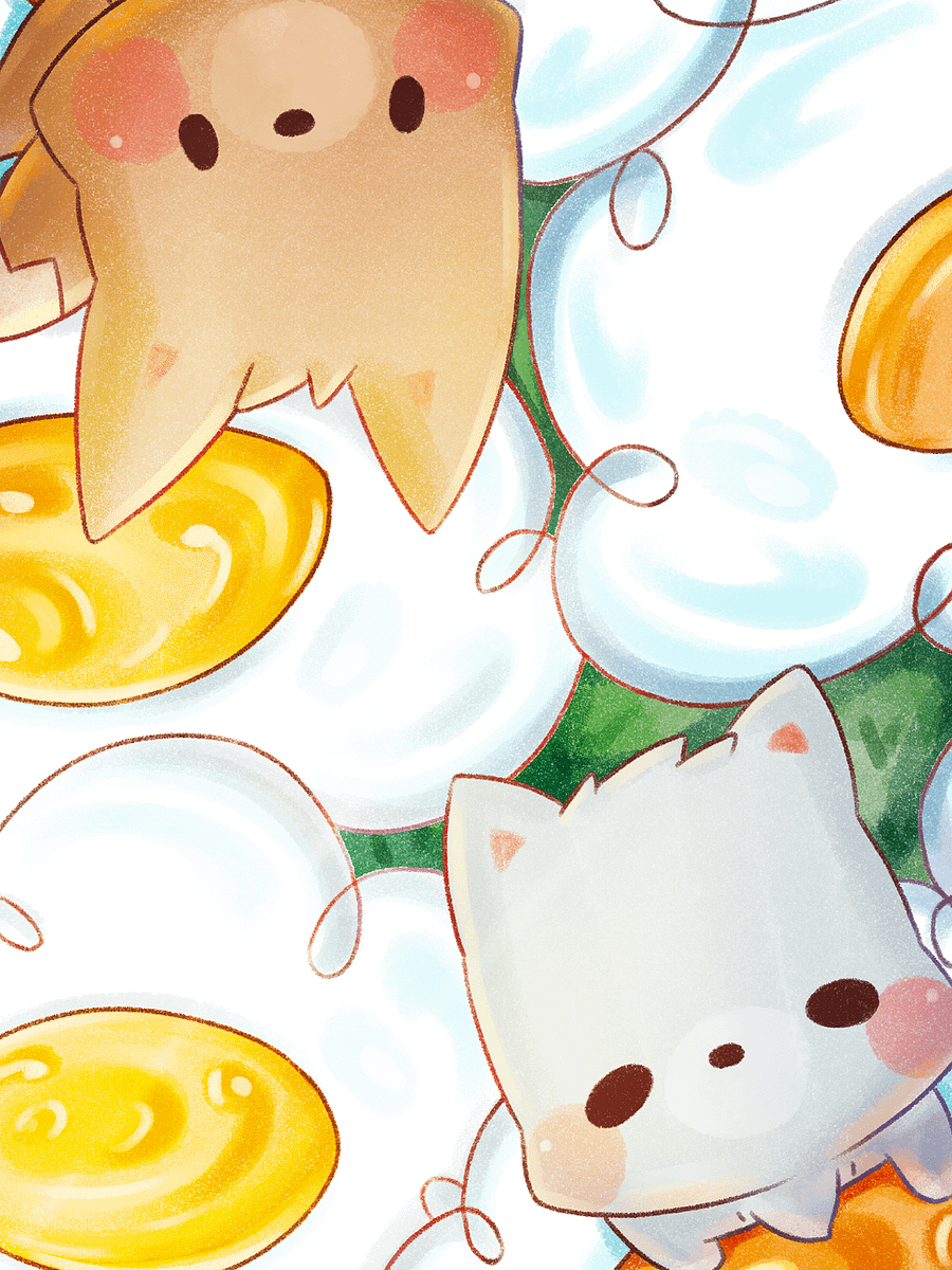 Eggy Flowers | Phone Wallpaper product image (1)