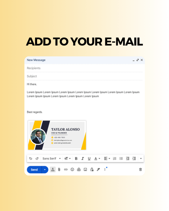 CEO Email Signature Template product image (3)