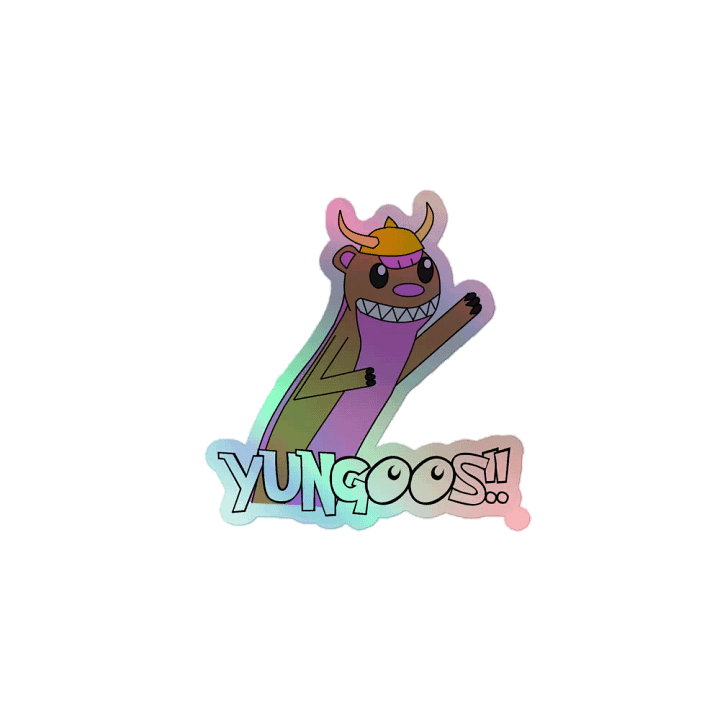 Yungoos!! Emote Holographic Sticker product image (1)