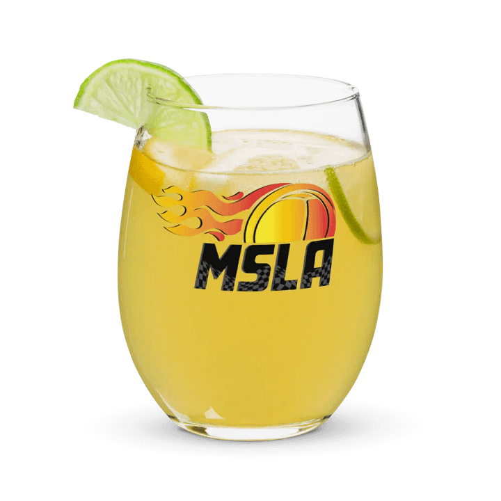 MSLA Logo Stemless Wine Glass product image (1)