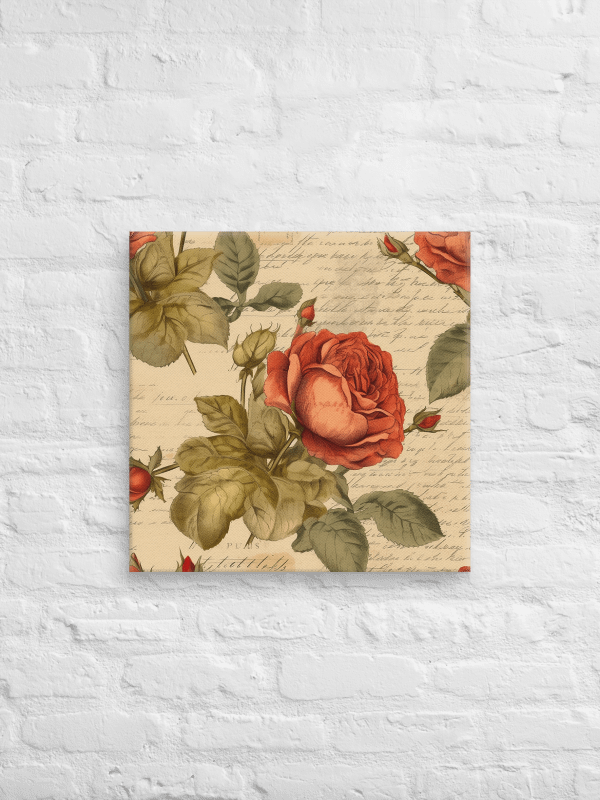 Vintage Rose: Canvas Print product image (2)