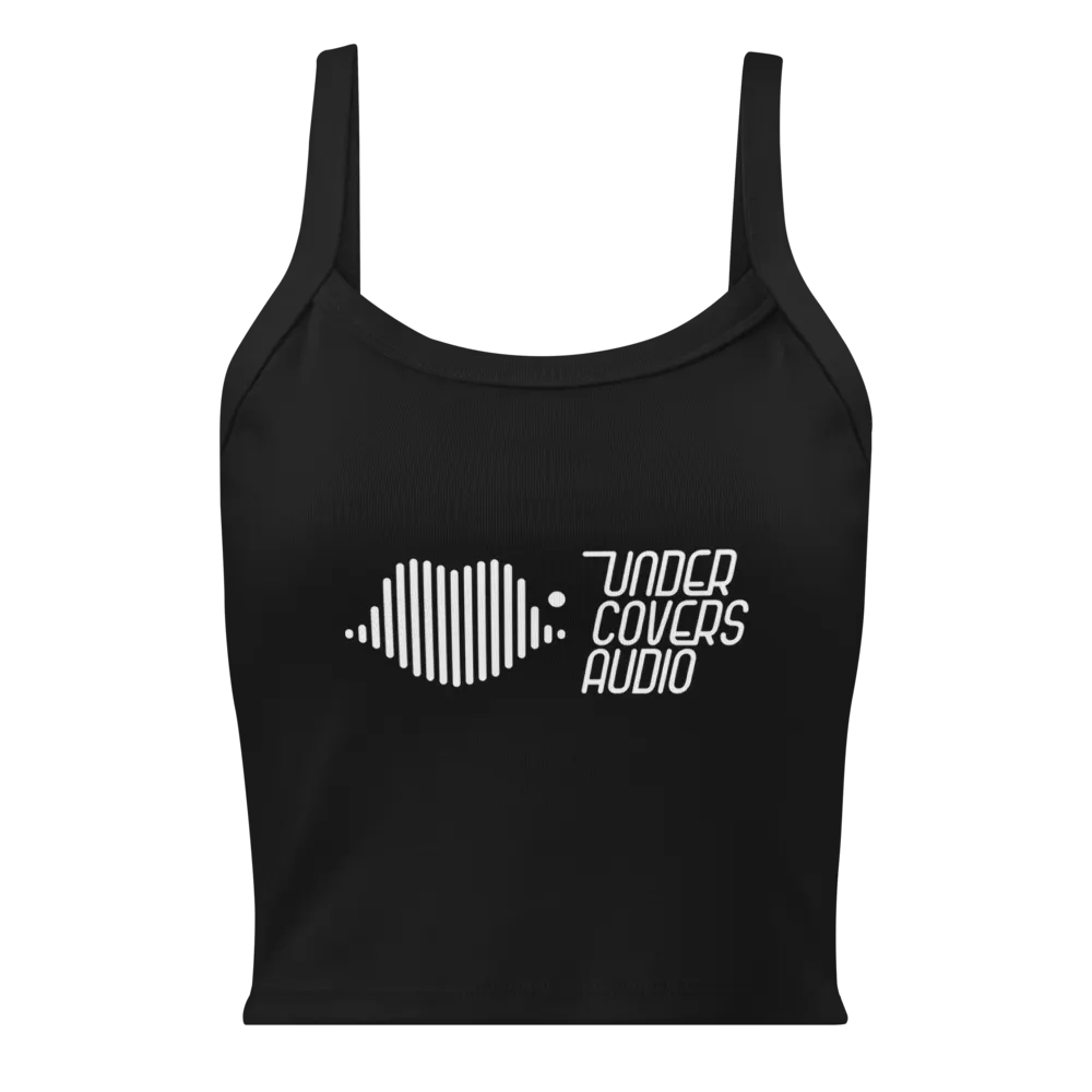 Under Covers Audio Printed White Lips Logo Tank Top product image (1)