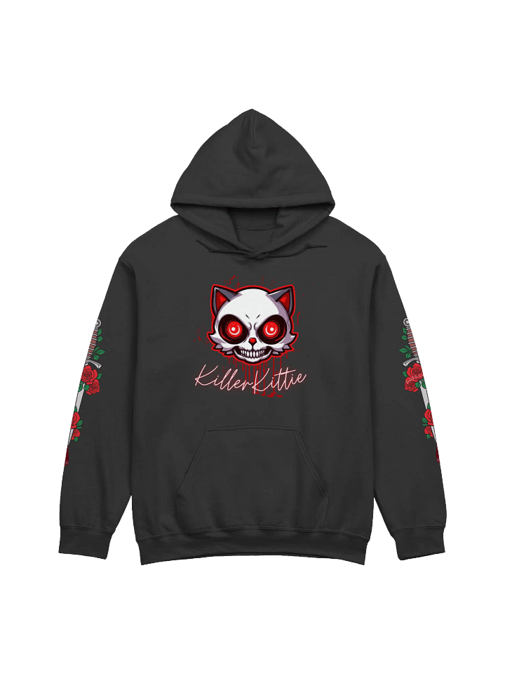 Bat carrying Gildan hoodie product image (2)