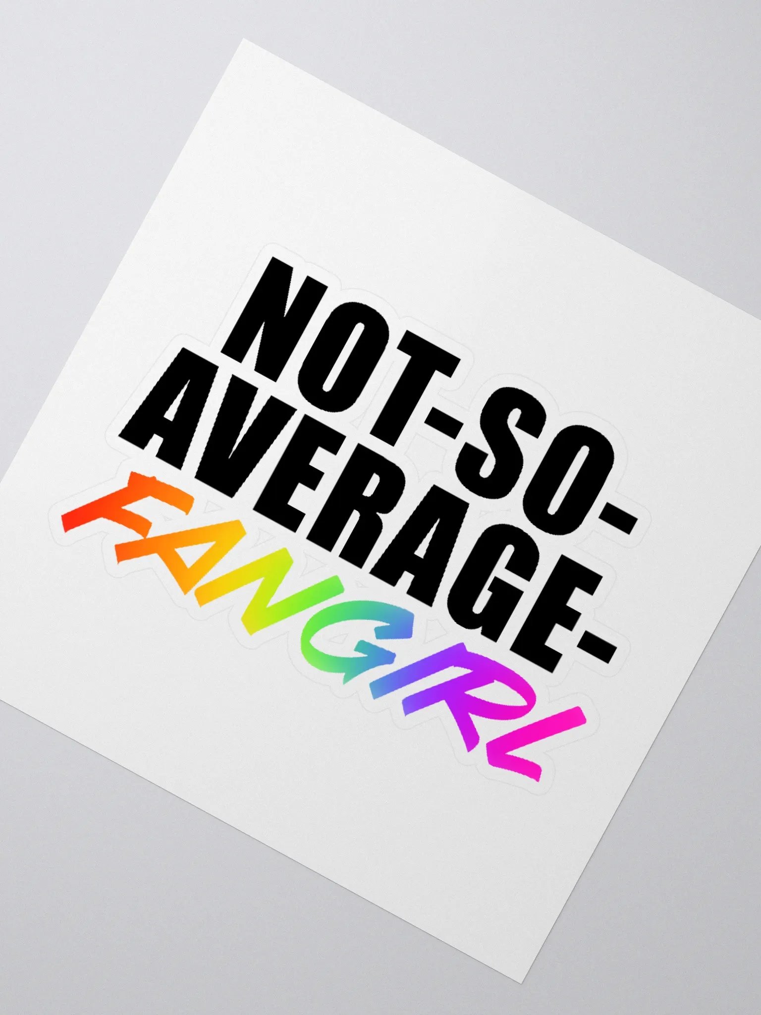 Not-So-Average-Fangirl Sticker product image (2)