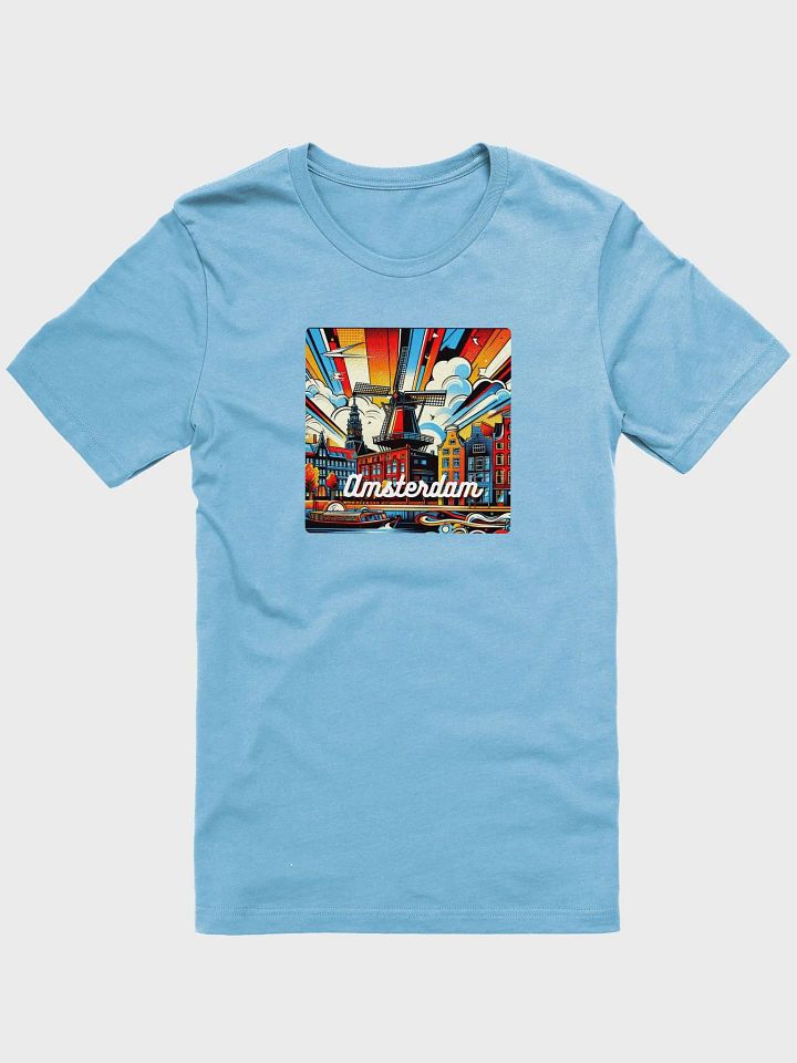 Bella+Canvas Supersoft T-Shirt | AI design amsterdam city product image (1)