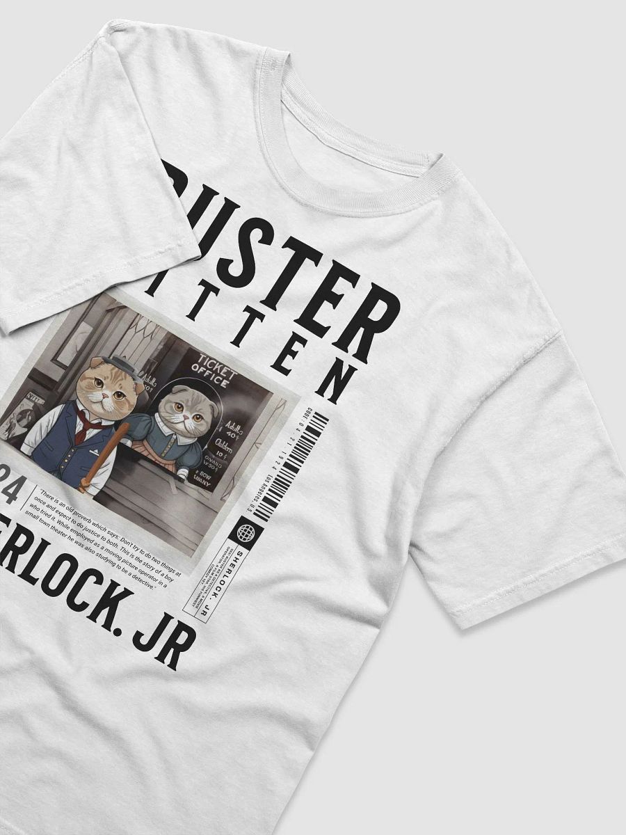 Buster Kitten & Christine - Sherlock JR - Black Logo TShirt product image (3)