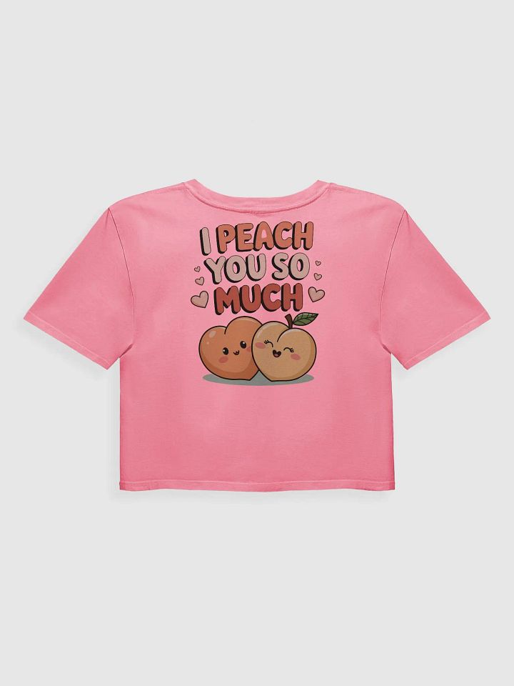 I Peach You So Much Valentines Women's Crop Top product image (15)