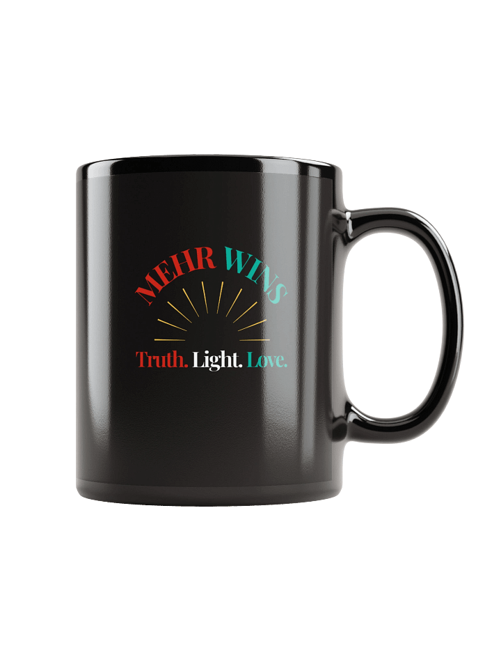 Truth Light Love - Black Mug (Style 2) product image (1)