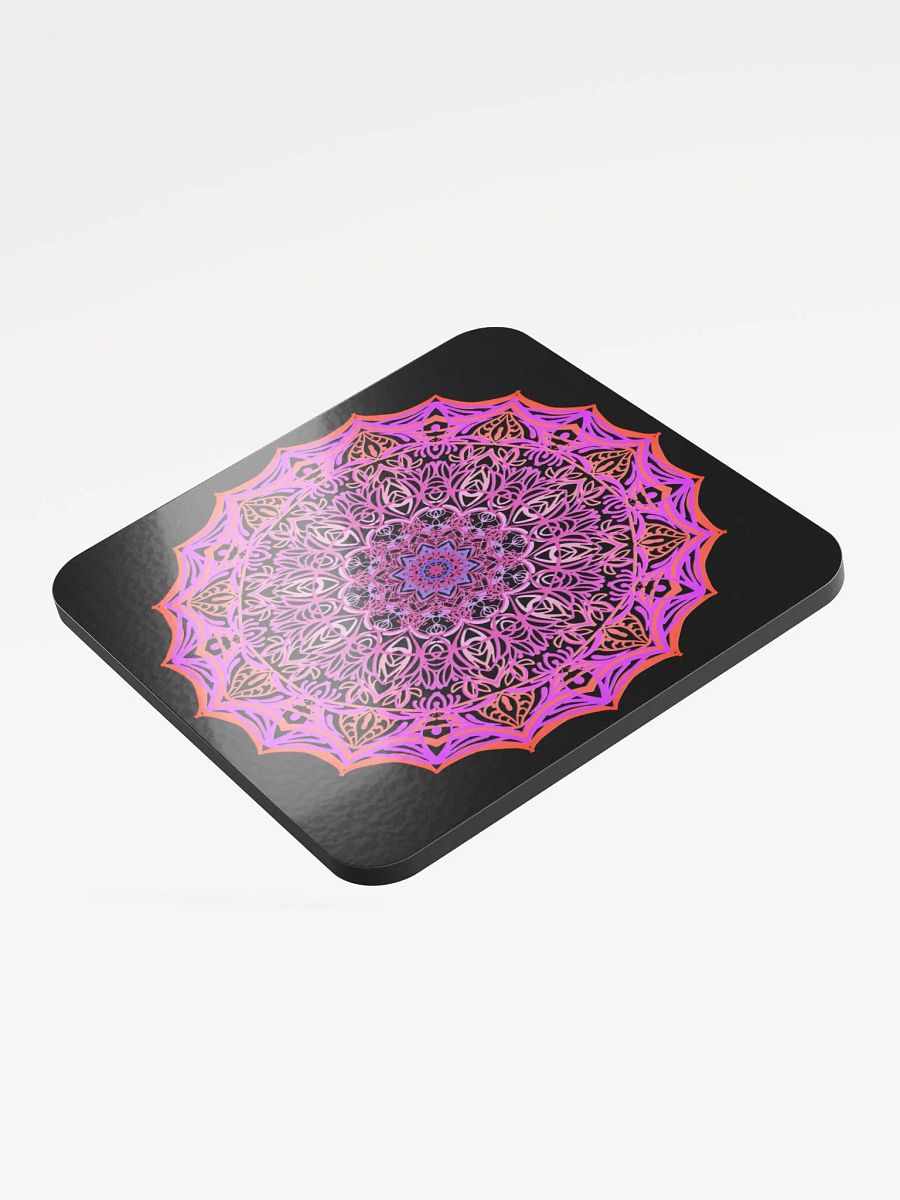 Radiant Mandala Cork Coaster product image (3)