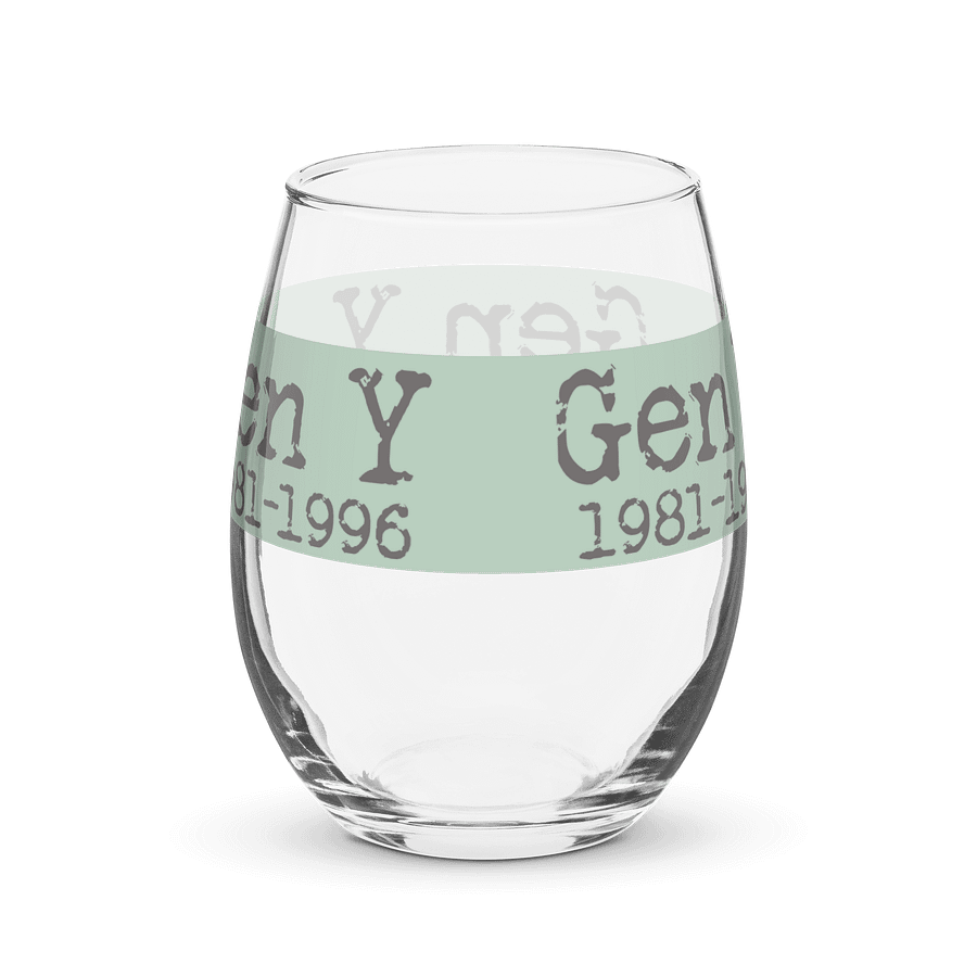 Gen Y 1981-1996 Stemless Wine Glass product image (2)