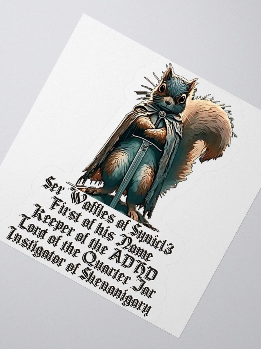 Ser Waffles Sticker product image (4)
