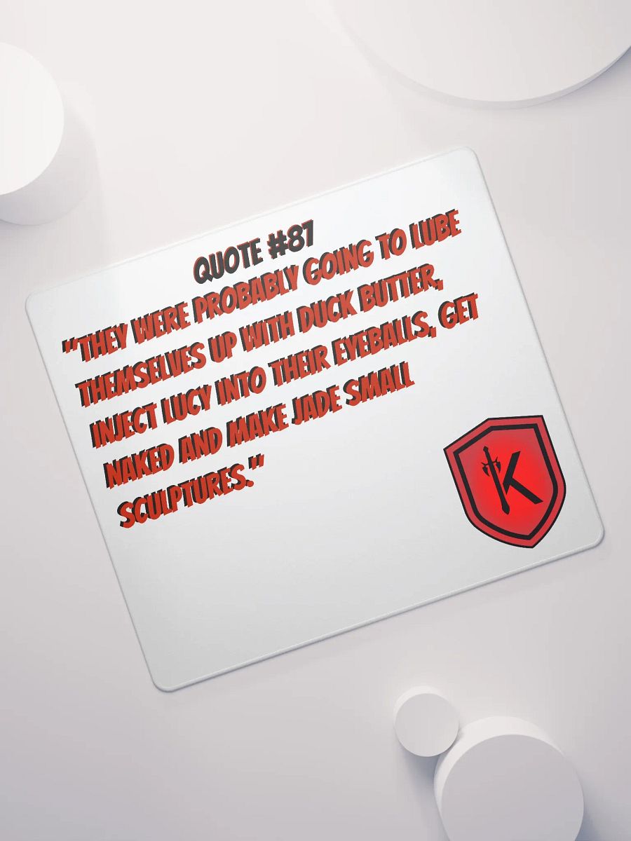 Quote #87 Gaming Mouse Pad - LightMode product image (11)