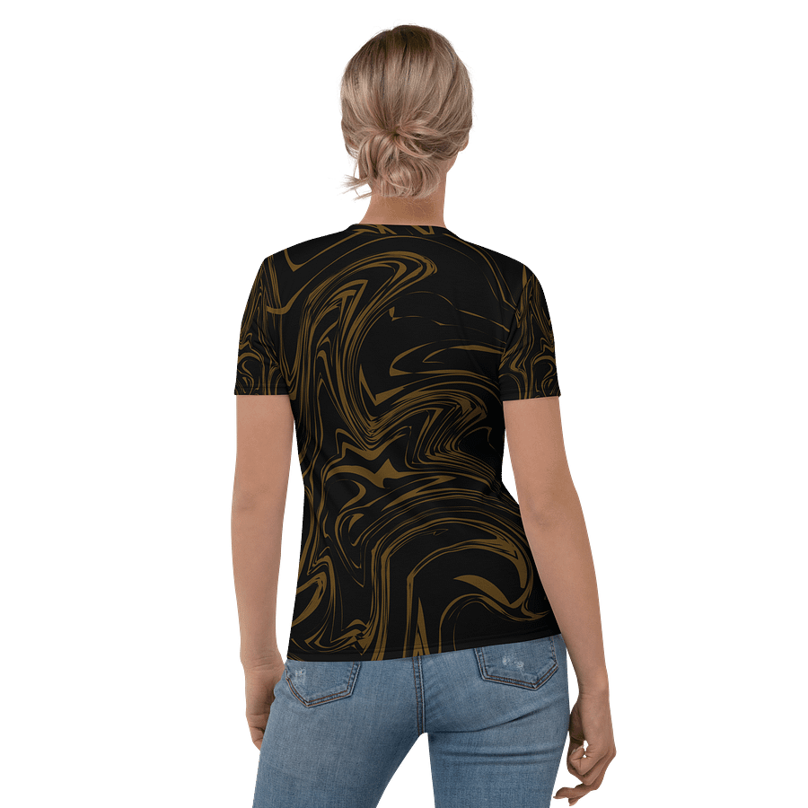 Golden Swirls Women's Crew Neck T-Shirt product image (1)