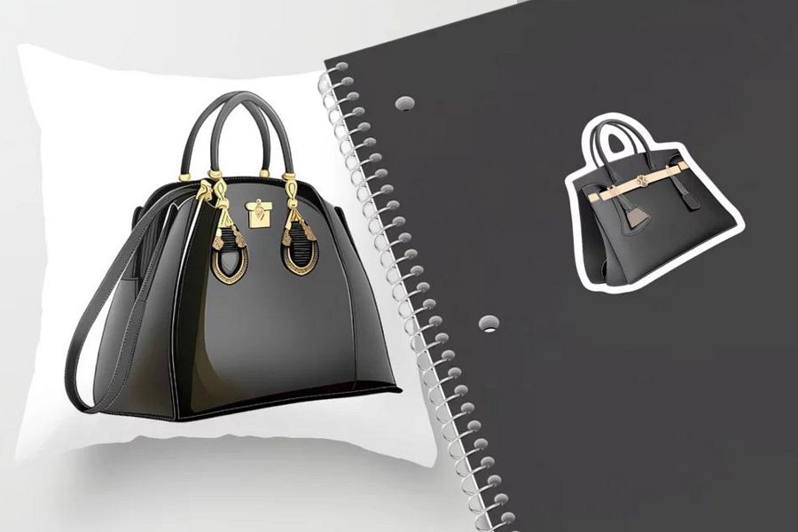 LUXURY BAGS - BROWN-ISH 12 CLIPART product image (3)