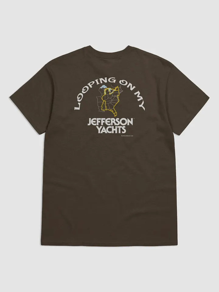 Looping On My Jefferson - T-Shirt - Dark Shirt w/White Logo product image (1)