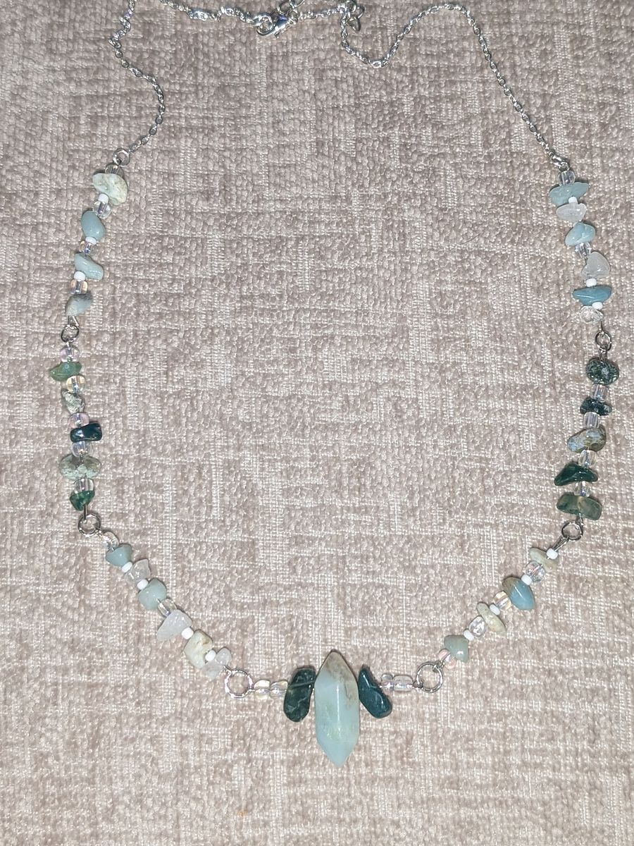 Amazonite & Moss Agate Choker! product image (1)
