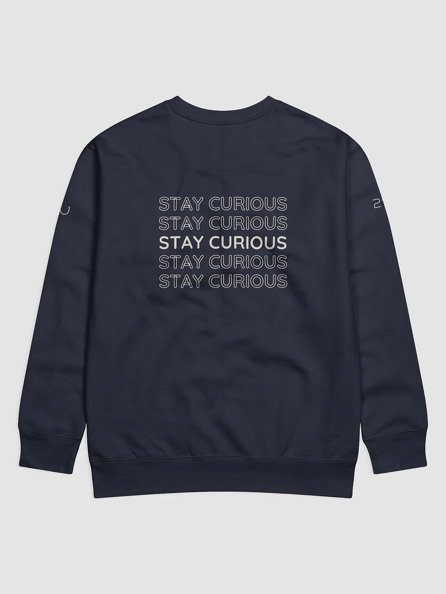 Goggles the Wise Monkey | Premium Sweat Shirt | Pocket Companion | Remember to Always Stay Curious | Empowerment Shirt product image (2)