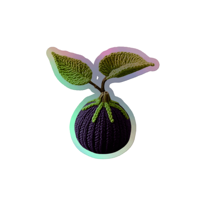 CozyAvocado Kiss-Cut Holographic Sticker Sheet Fig #1 product image (2)