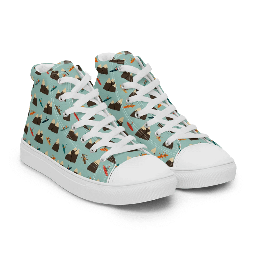 Paddling Peaks - Mens High Top Canvas Shoes product image (8)