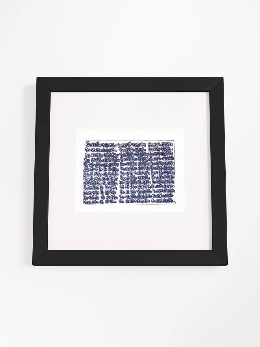Asheesh Panel Card Print Framed product image (1)