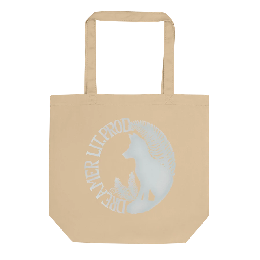 Dreamer Books Tote Bag (Tan w/white logo) product image (1)