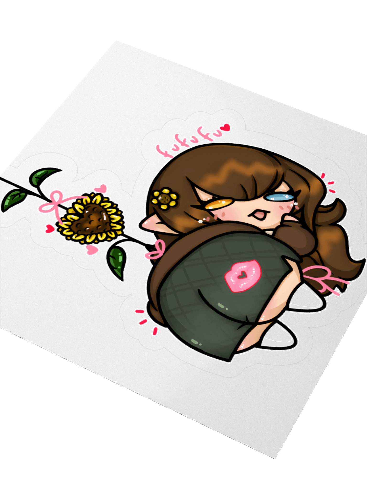 Whimsical Sunflower Kiss Cut Stickers product image (8)