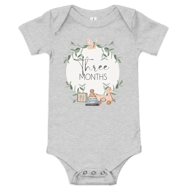 Three Months of Wonder Baby Onesie product image (4)