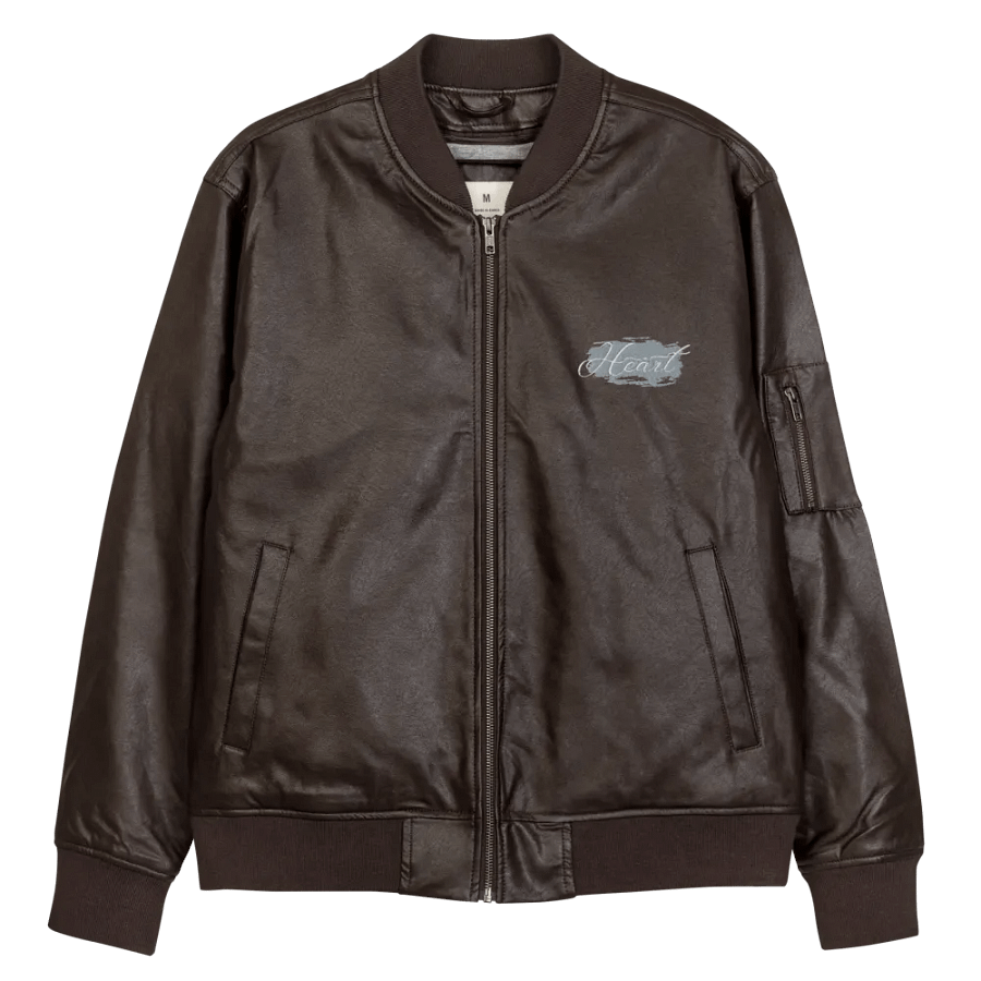 Threadfast Apparel Faux Leather Bomber Jacket (v6) product image (11)