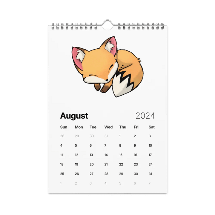 Fox Calendar product image (2)
