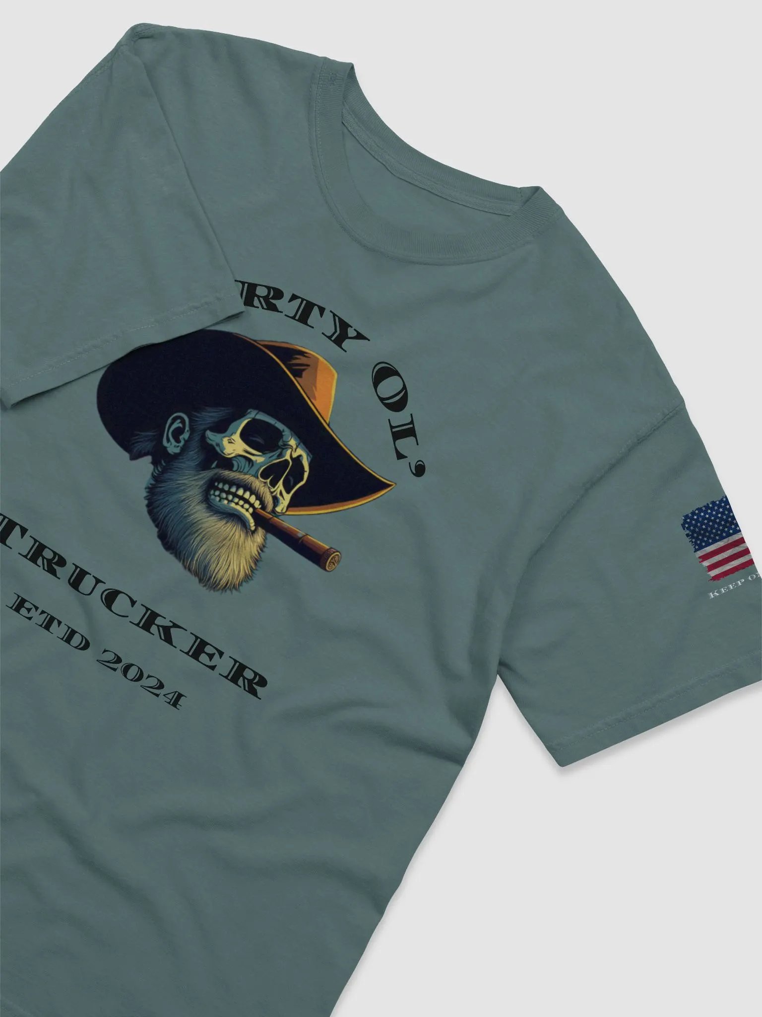 Dirty Ol' Trucker Road Warrior T-Shirt (Dark Letter) product image (3)