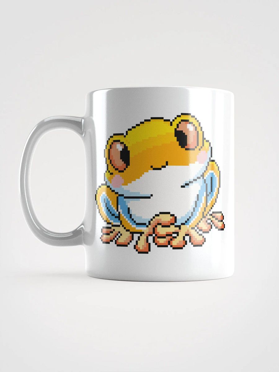 Yellow Rip the Frog White Glossy Mug product image (1)