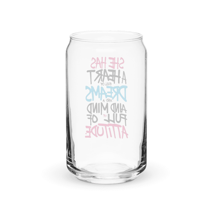 Dreams & Attitude Can Glass product image (6)