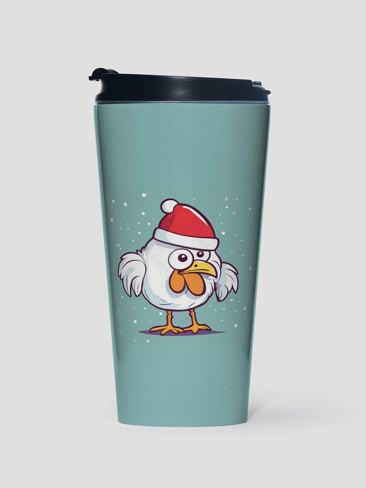 Santa Cluck Stainless Steel Travel Mug product image (1)