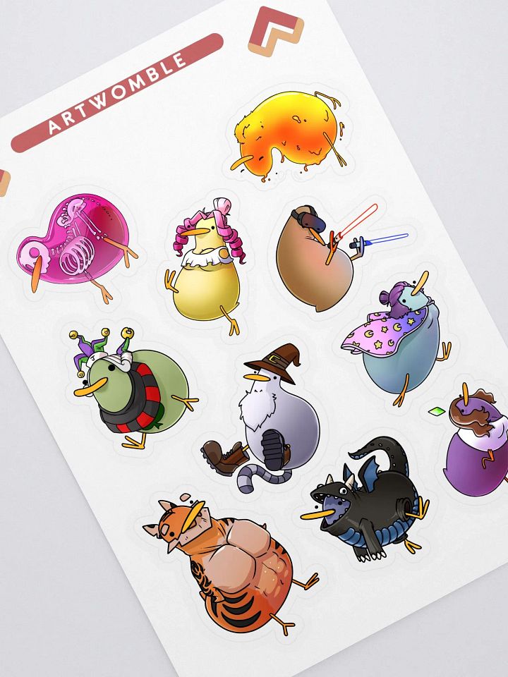 Berd-Day Sticker Sheet 1 product image (1)