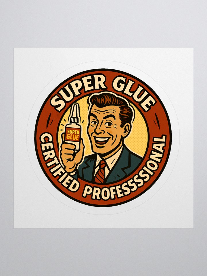 Super Glue Certified Professional Sticker product image (1)