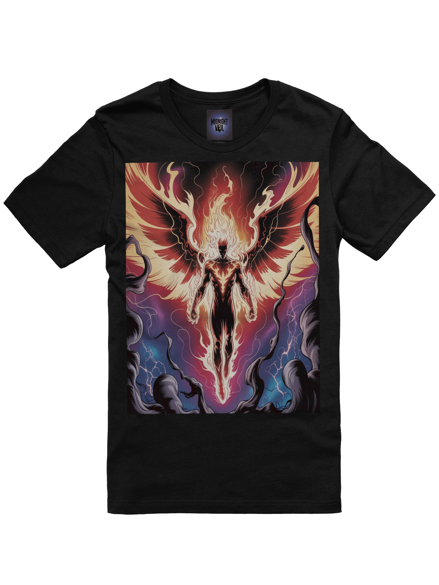Dark Phoenix Void Rebirth Supersoft T-Shirt – Flame Wing Fury product image (3)