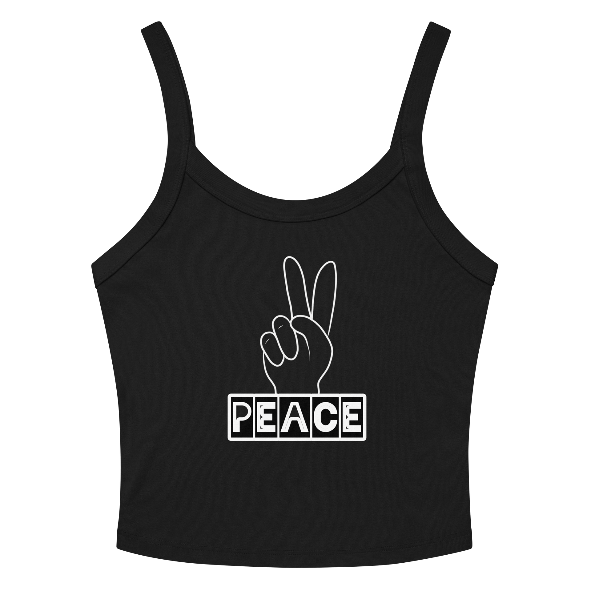 Peace Sign Micro-Rib Tank Top product image (2)