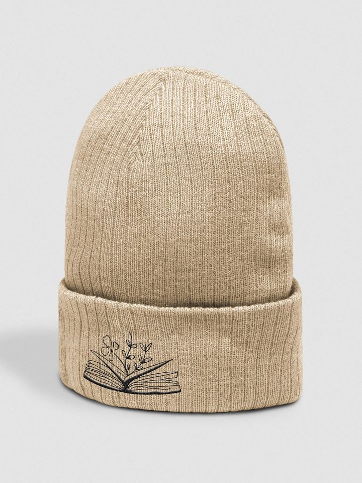 black logo beanie product image (2)