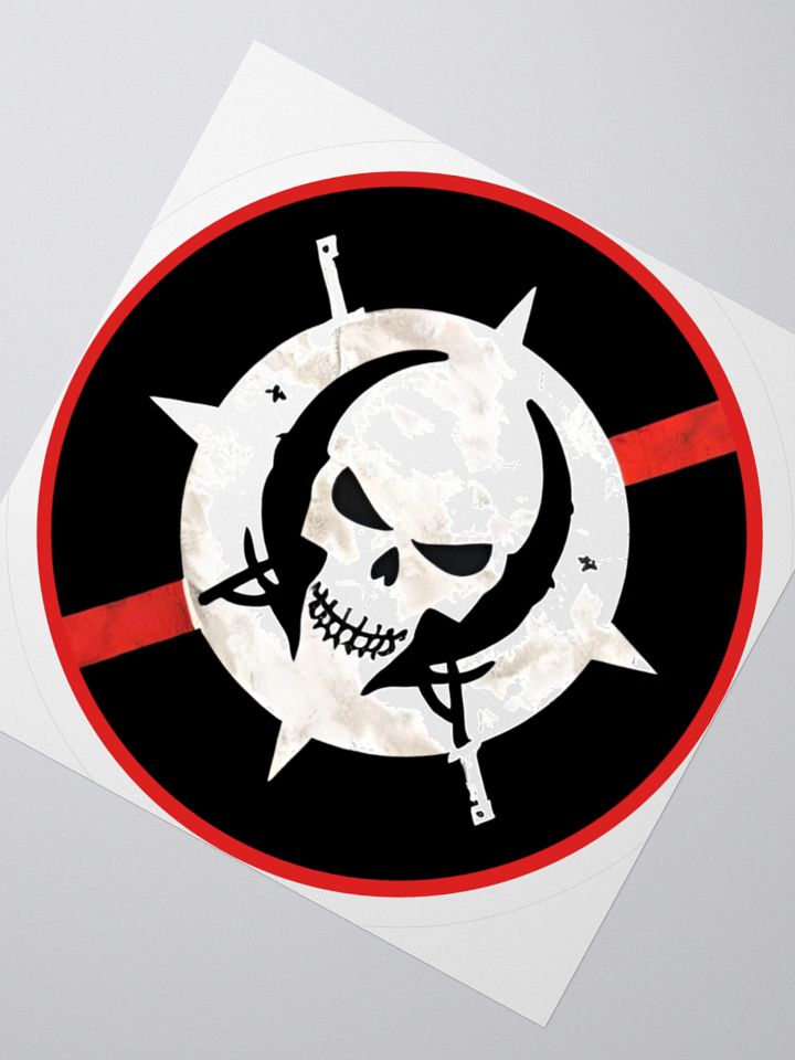 Blackjack Raiders Skull and Rifles Emblem Kiss Cut Stickers product image (4)