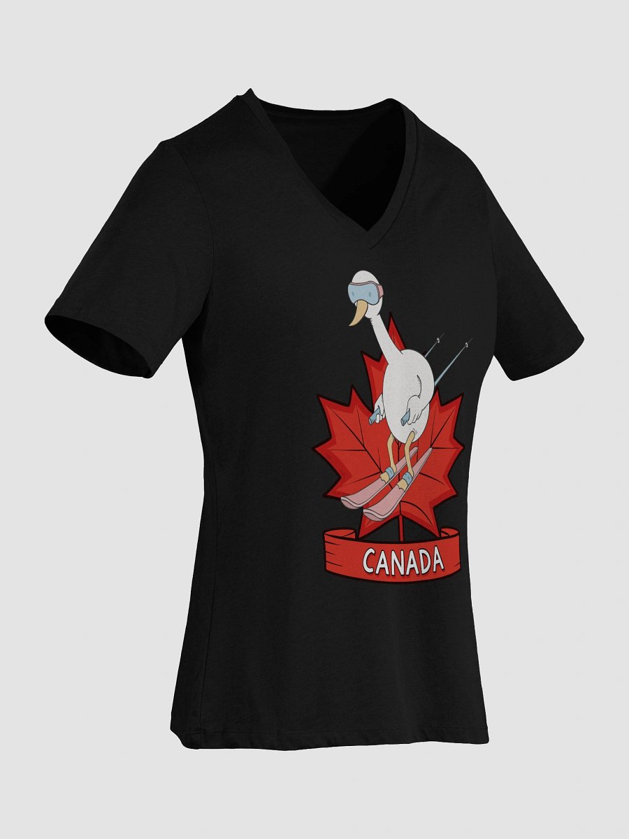 Canadian Ski Bird Women's V-Neck T-Shirt product image (3)