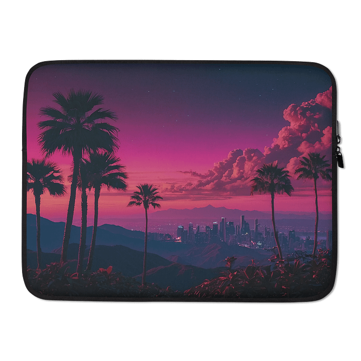 Neon Horizon | REIDOS Sonic Healing Laptop Sleeve product image (2)