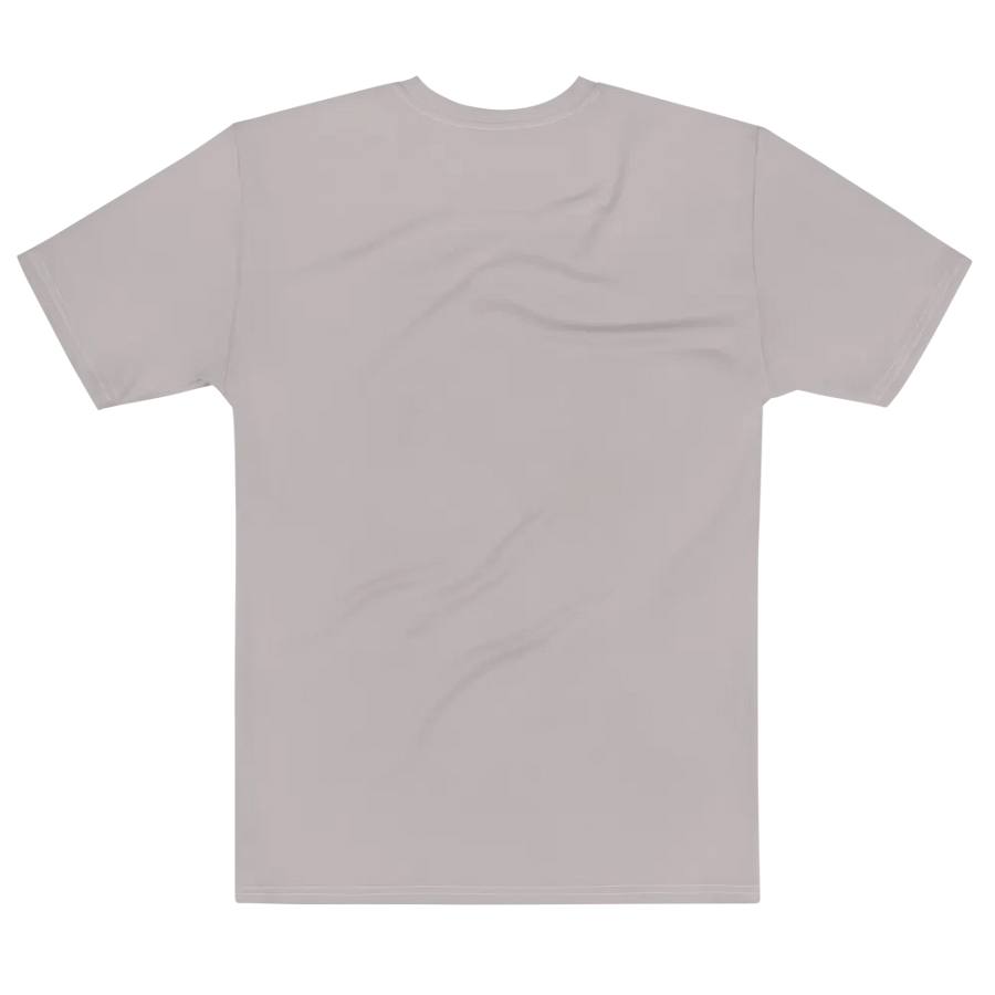 Plain Gray True Summer Men's Crewneck Polyester Heavyweight Premium T-Shirt by Treasure Pie product image (7)