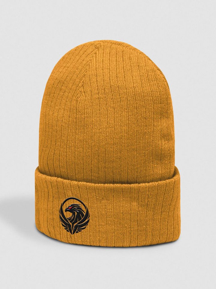 Dark Avian Ribbed Knit Beanie product image (20)