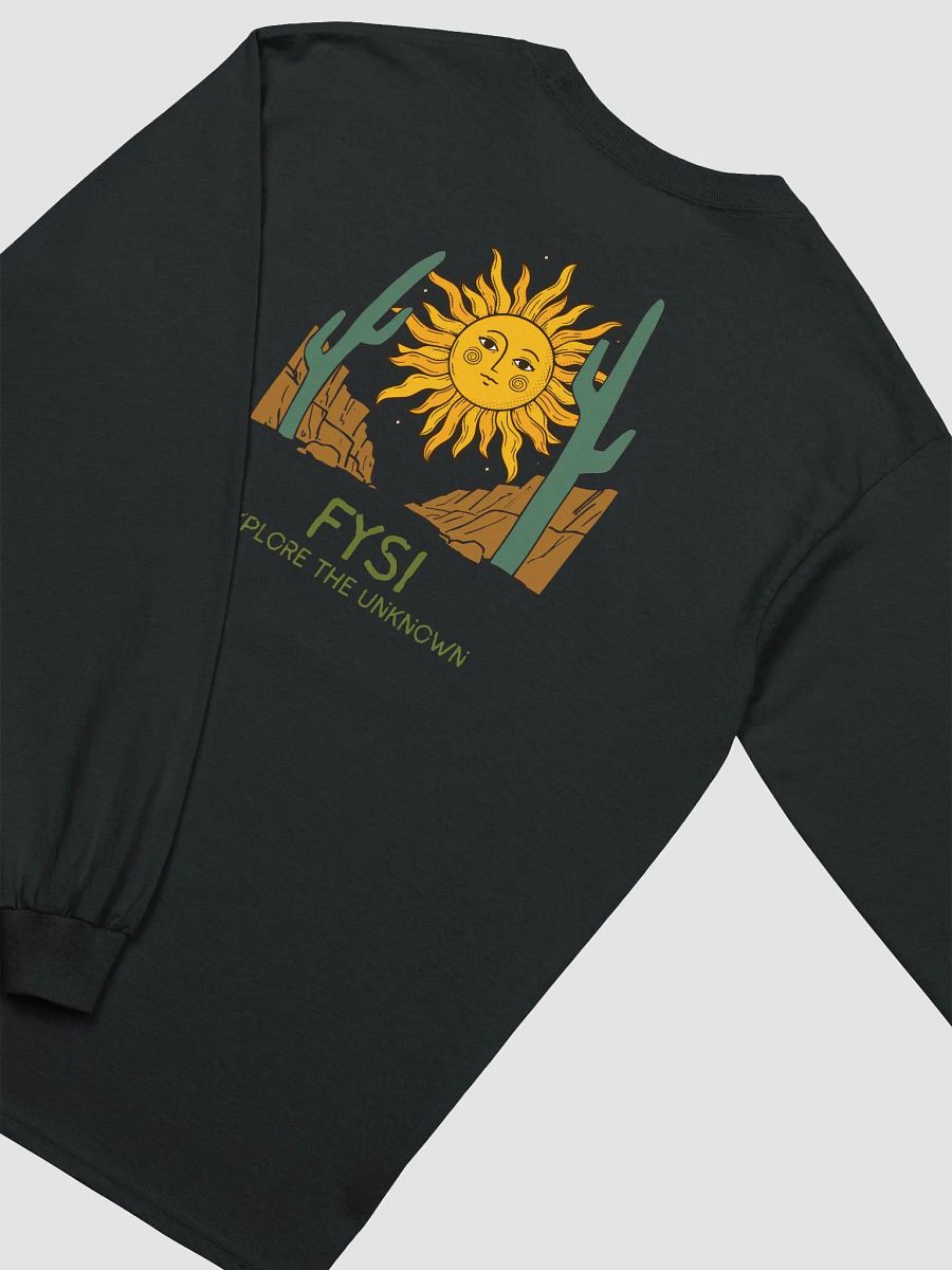 Desert organic cotton long sleeve t-shirt product image (4)