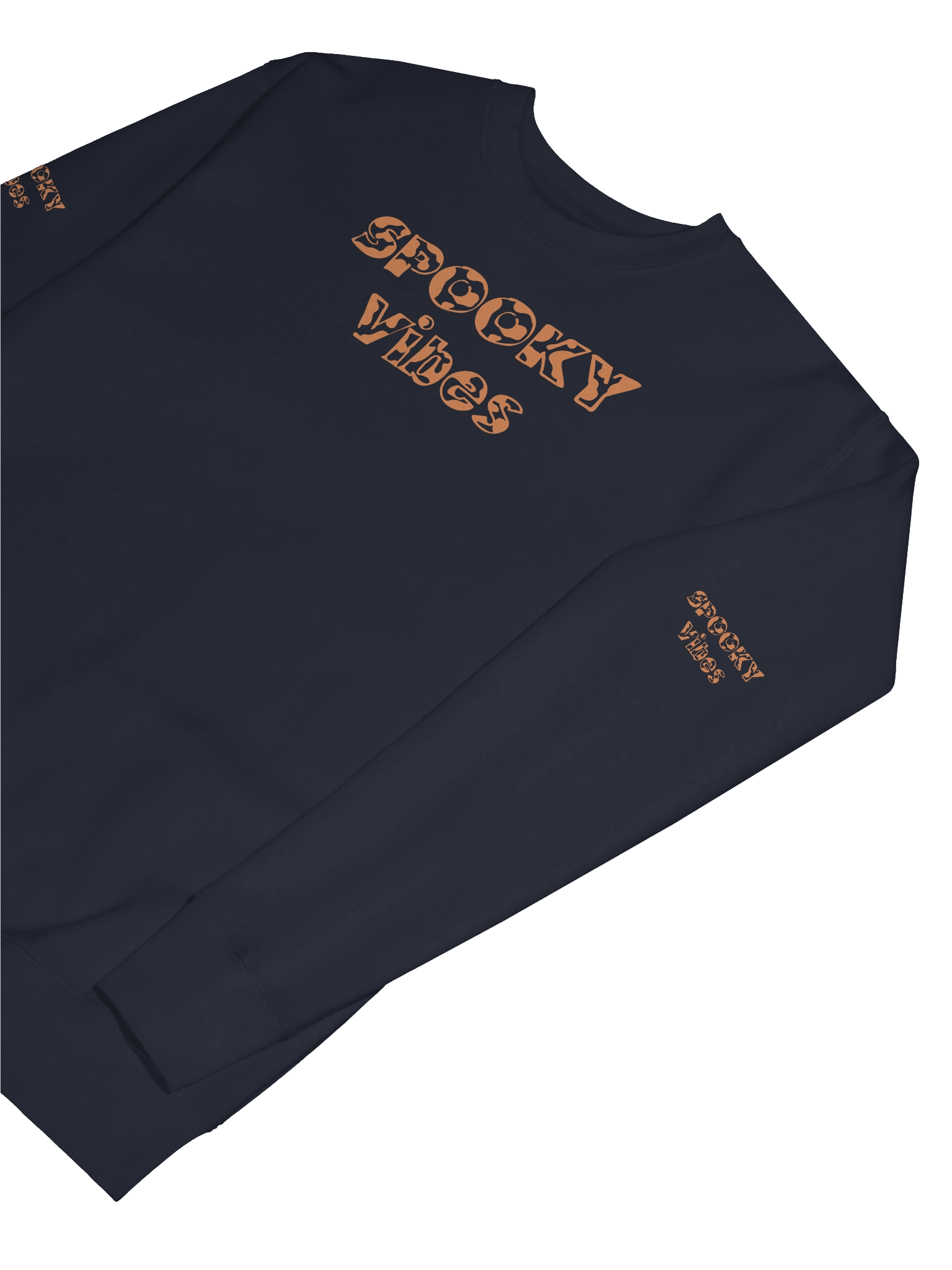 Spooky Vibes Halloween Typography Sweatshirt product image (67)